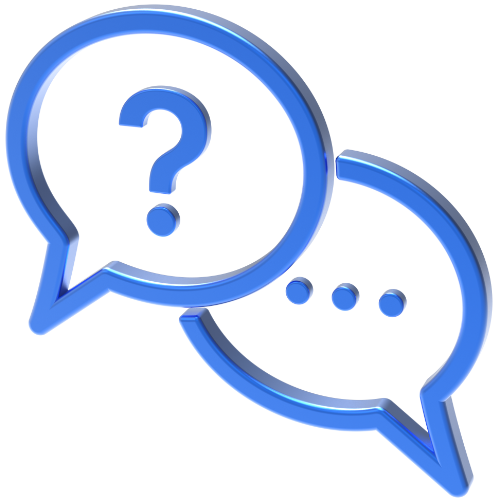 questions and answers chat icon